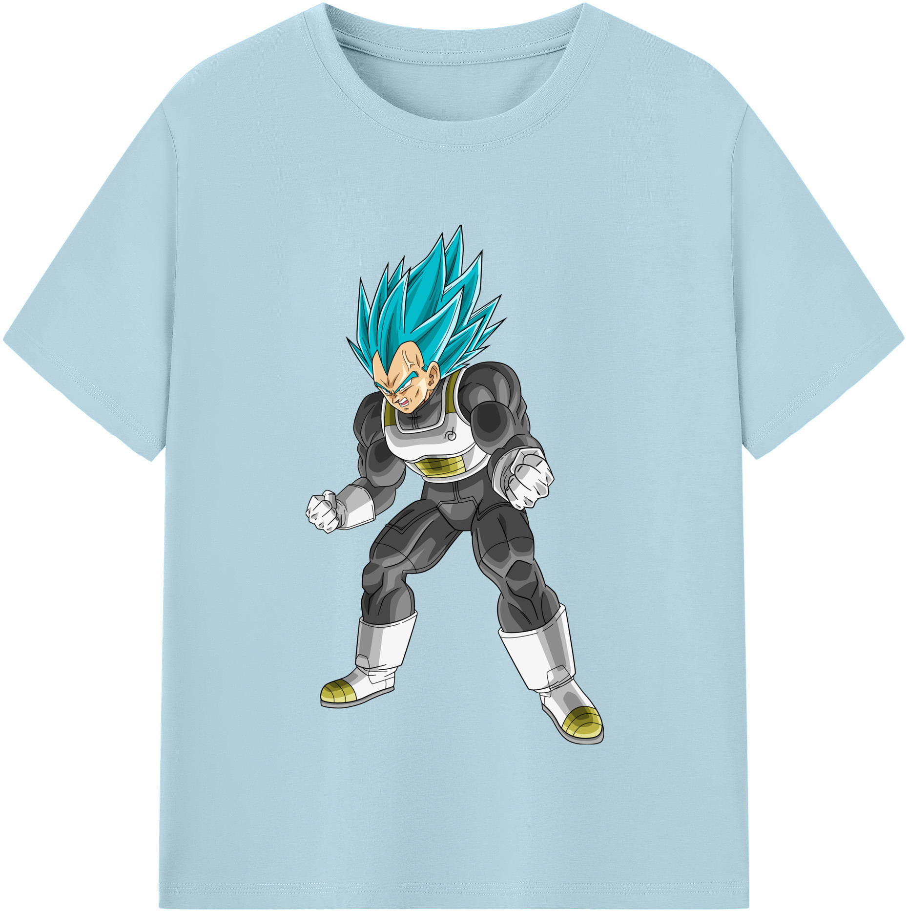 （画像用） ドラゴンボール ベジータ四世（Bejīta Yonsei）DRAGON BALL Vegeta IV 綿100％半袖Tシャツ（フロントプリント）